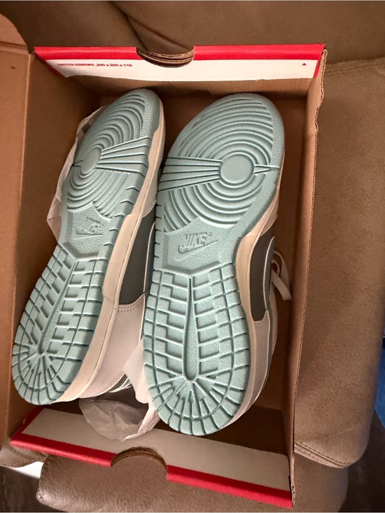 Nike Low-Top Sneakers in Light Blue, Gray, White